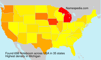 Surname Noteboom in USA Surname Noteboom in USA