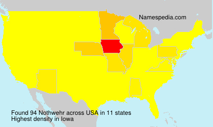 Surname Nothwehr in USA Surname Nothwehr in USA