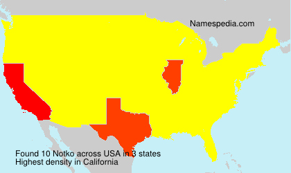 Surname Notko in USA Surname Notko in USA