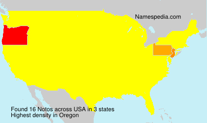 Surname Notos in USA Surname Notos in USA