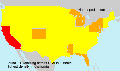 Surname Nottelling in USA Surname Nottelling in USA
