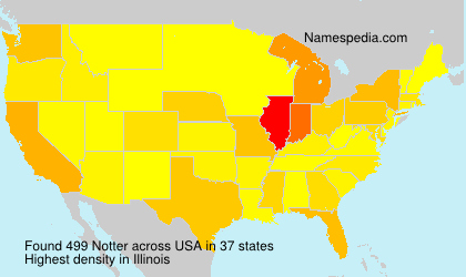 Surname Notter in USA Surname Notter in USA