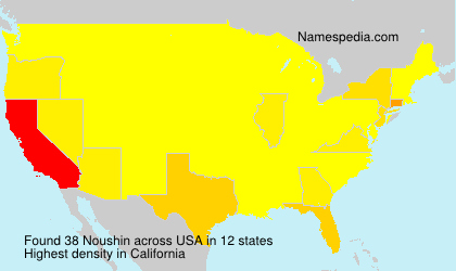 Surname Noushin in USA Surname Noushin in USA