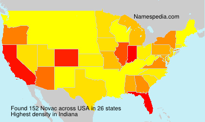 Surname Novac in USA Surname Novac in USA