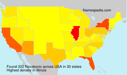 Surname Novakovic in USA Surname Novakovic in USA