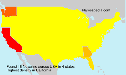 Surname Novarino in USA Surname Novarino in USA