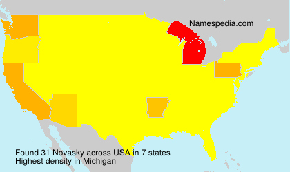 Surname Novasky in USA Surname Novasky in USA