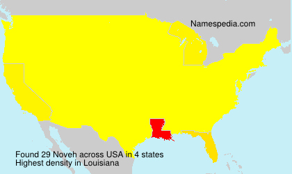 Surname Noveh in USA Surname Noveh in USA