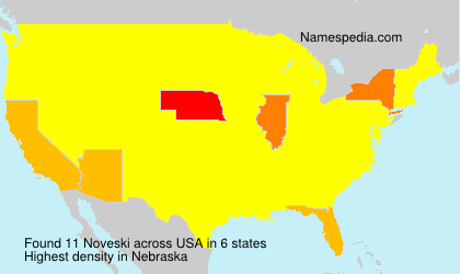 Surname Noveski in USA Surname Noveski in USA
