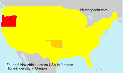Surname Novichihin in USA Surname Novichihin in USA