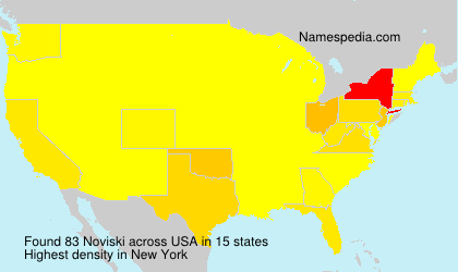 Surname Noviski in USA Surname Noviski in USA