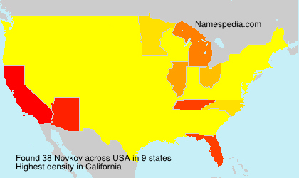 Surname Novkov in USA Surname Novkov in USA