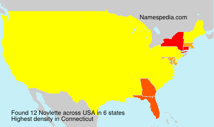Surname Novlette in USA Surname Novlette in USA