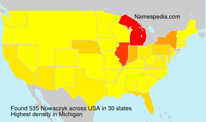 Surname Nowaczyk in USA Surname Nowaczyk in USA