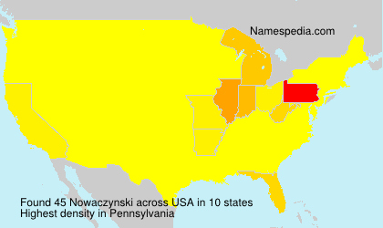 Surname Nowaczynski in USA Surname Nowaczynski in USA