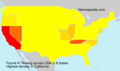 Surname Nowag in USA Surname Nowag in USA