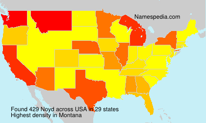 Surname Noyd in USA Surname Noyd in USA