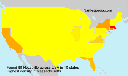 Surname Nozzolillo in USA