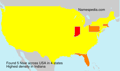 Surname Nsar in USA Surname Nsar in USA