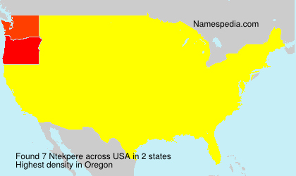 Surname Ntekpere in USA Surname Ntekpere in USA