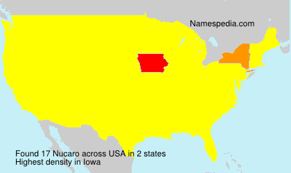 Surname Nucaro in USA Surname Nucaro in USA