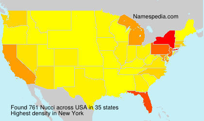 Surname Nucci in USA
