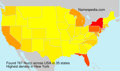 Surname Nucci in USA Surname Nucci in USA