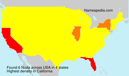 Surname Nuda in USA