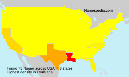Surname Nugier in USA Surname Nugier in USA