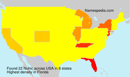 Surname Nuhic in USA Surname Nuhic in USA