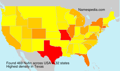 Surname Nuhn in USA Surname Nuhn in USA
