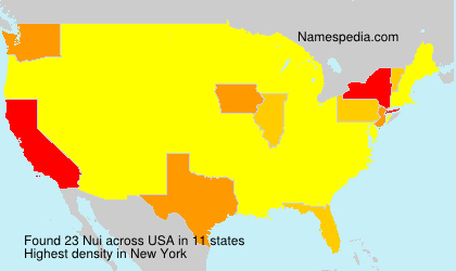 Surname Nui in USA Surname Nui in USA