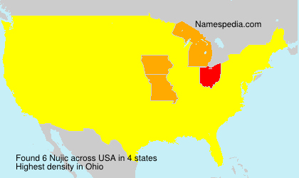 Surname Nujic in USA Surname Nujic in USA