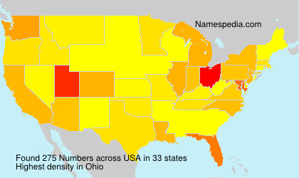 Surname Numbers in USA Surname Numbers in USA