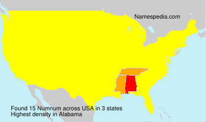 Surname Numnum in USA Surname Numnum in USA