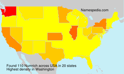 Surname Numrich in USA Surname Numrich in USA
