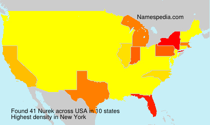 Surname Nurek in USA Surname Nurek in USA