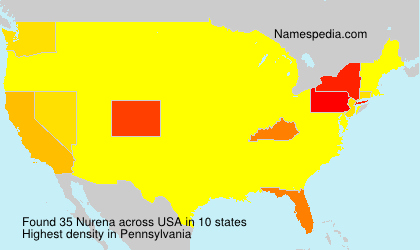 Surname Nurena in USA Surname Nurena in USA