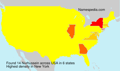 Surname Nurhussein in USA Surname Nurhussein in USA