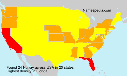 Surname Nurray in USA Surname Nurray in USA