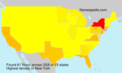 Surname Nurul in USA Surname Nurul in USA