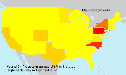 Surname Nusskern in USA Surname Nusskern in USA