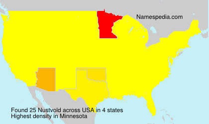 Surname Nustvold in USA Surname Nustvold in USA