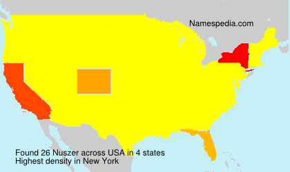 Surname Nuszer in USA Surname Nuszer in USA