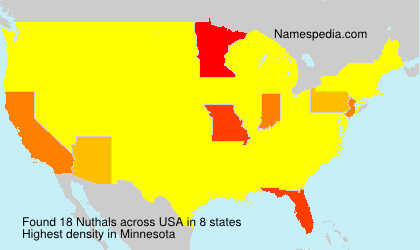 Surname Nuthals in USA Surname Nuthals in USA