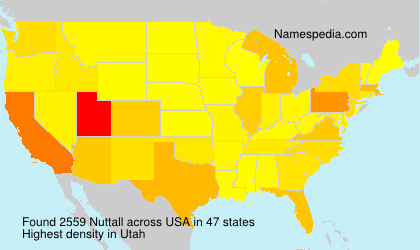 Surname Nuttall in USA Surname Nuttall in USA