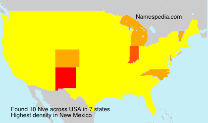 Surname Nve in USA Surname Nve in USA