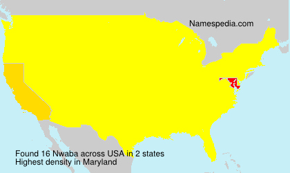Surname Nwaba in USA Surname Nwaba in USA