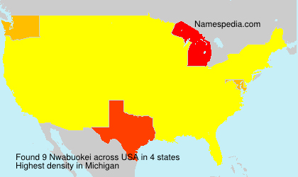 Surname Nwabuokei in USA