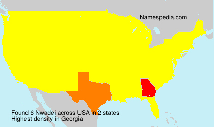 Surname Nwadei in USA